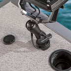 RAM-111-403U:RAM-111-403U_1:RAM® Drill-Down Marine Electronic Mount with Cable Manager