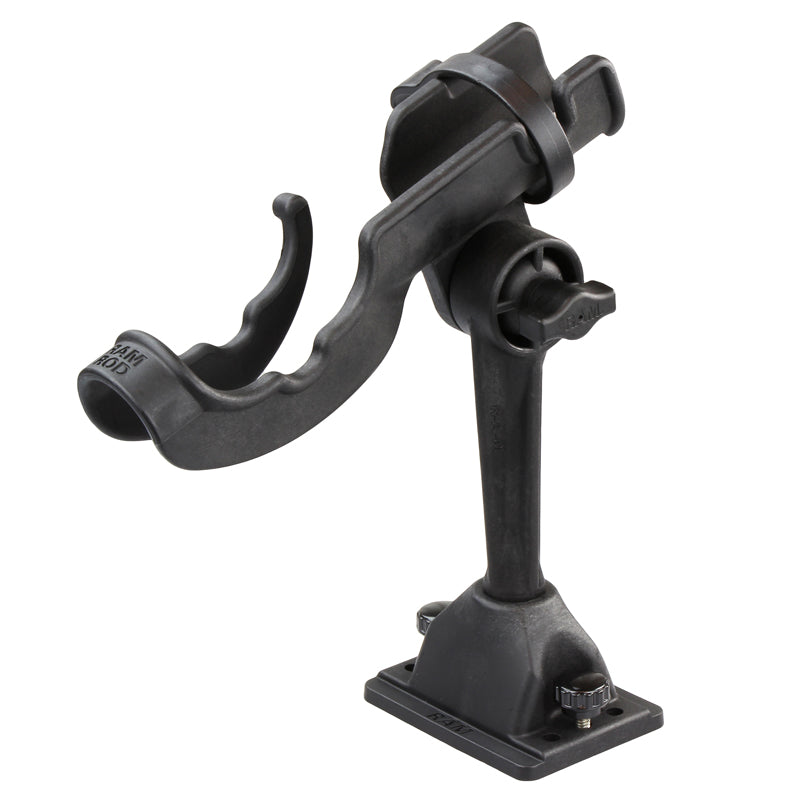 RAM-114-DU:RAM-114-DU_1:RAM ROD® Fishing Rod Holder with Deck and Track Mounting Base