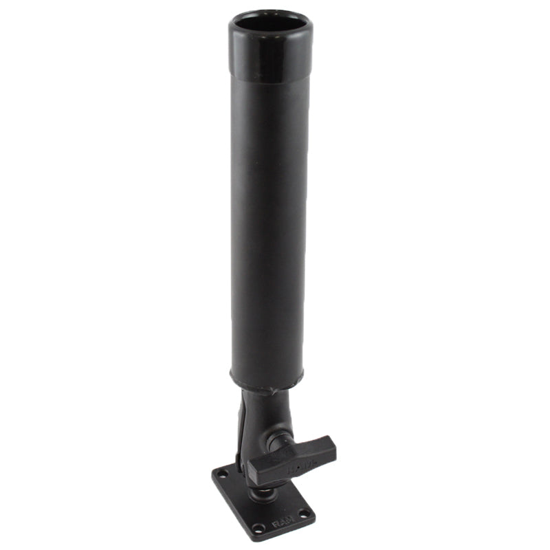 RAM-119-23U:RAM-119-23U_1:RAM® Tube™ Fishing Rod Holder with Rectangular Ball Base