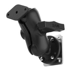 RAM-138-B-225B2U:RAM-138-B-225B2U_1:RAM® Dashboard Mount with Backing Plate & Diamond Plate - C Size Short