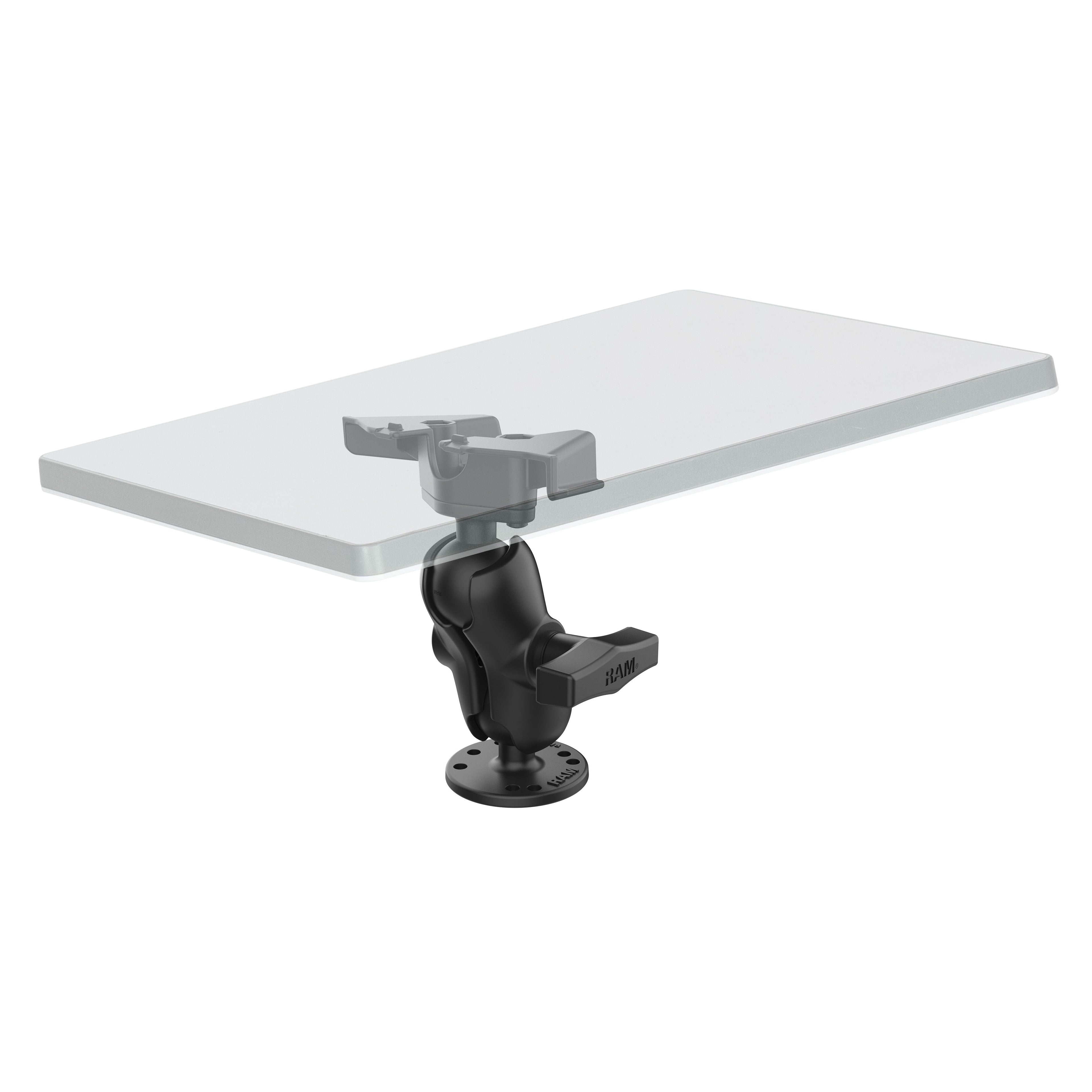 RAM-138-B-STA1U:RAM-138-B-STA1U_1:RAM® Drill-Down Heavy Duty Mount for Starlink Mini