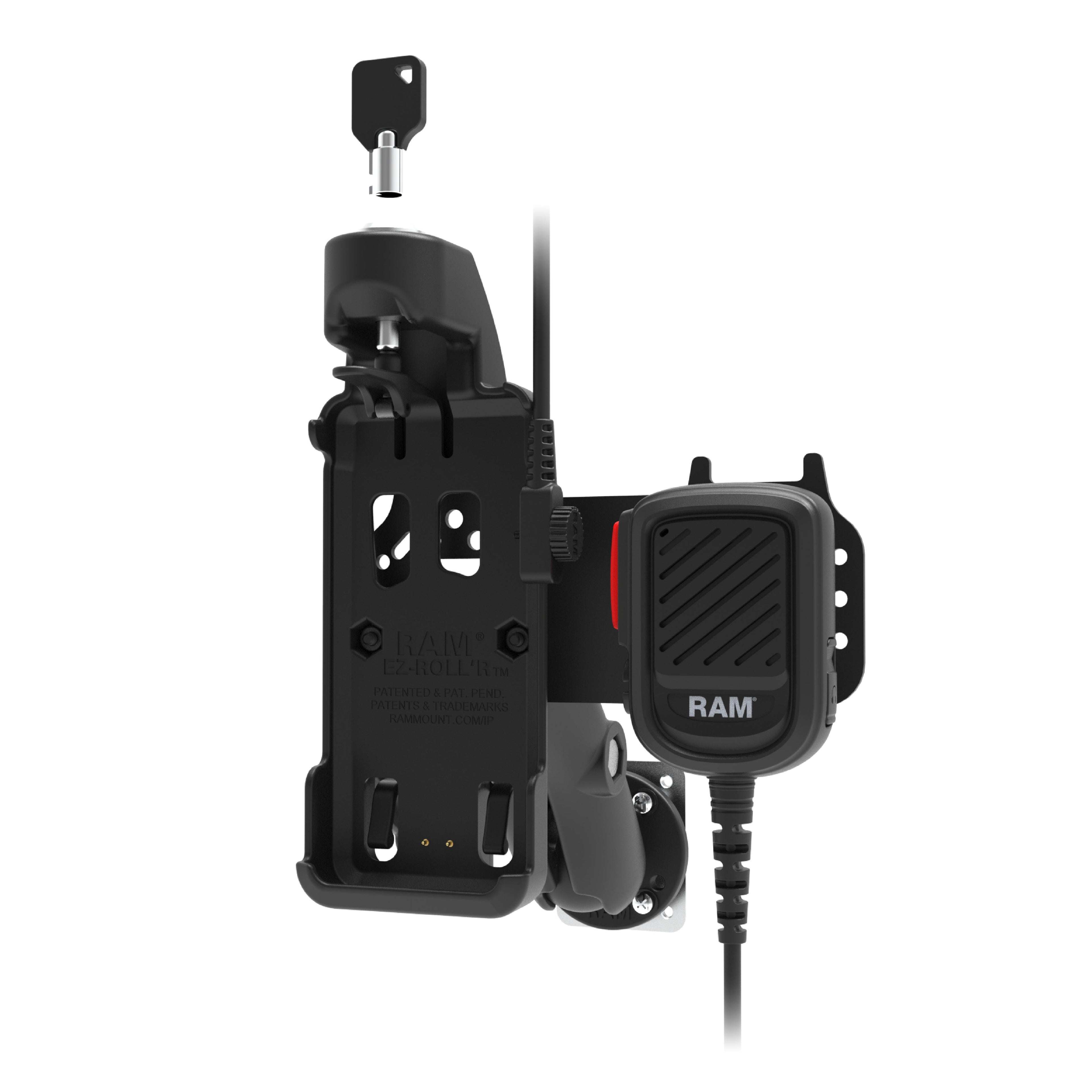 RAM-138-S-SNM3PL-V7B1-1U:RAM-138-S-SNM3PL-V7B1-1U_1:RAM® PTT Speaker & Hardwire Bundle for Sonim XP5plus