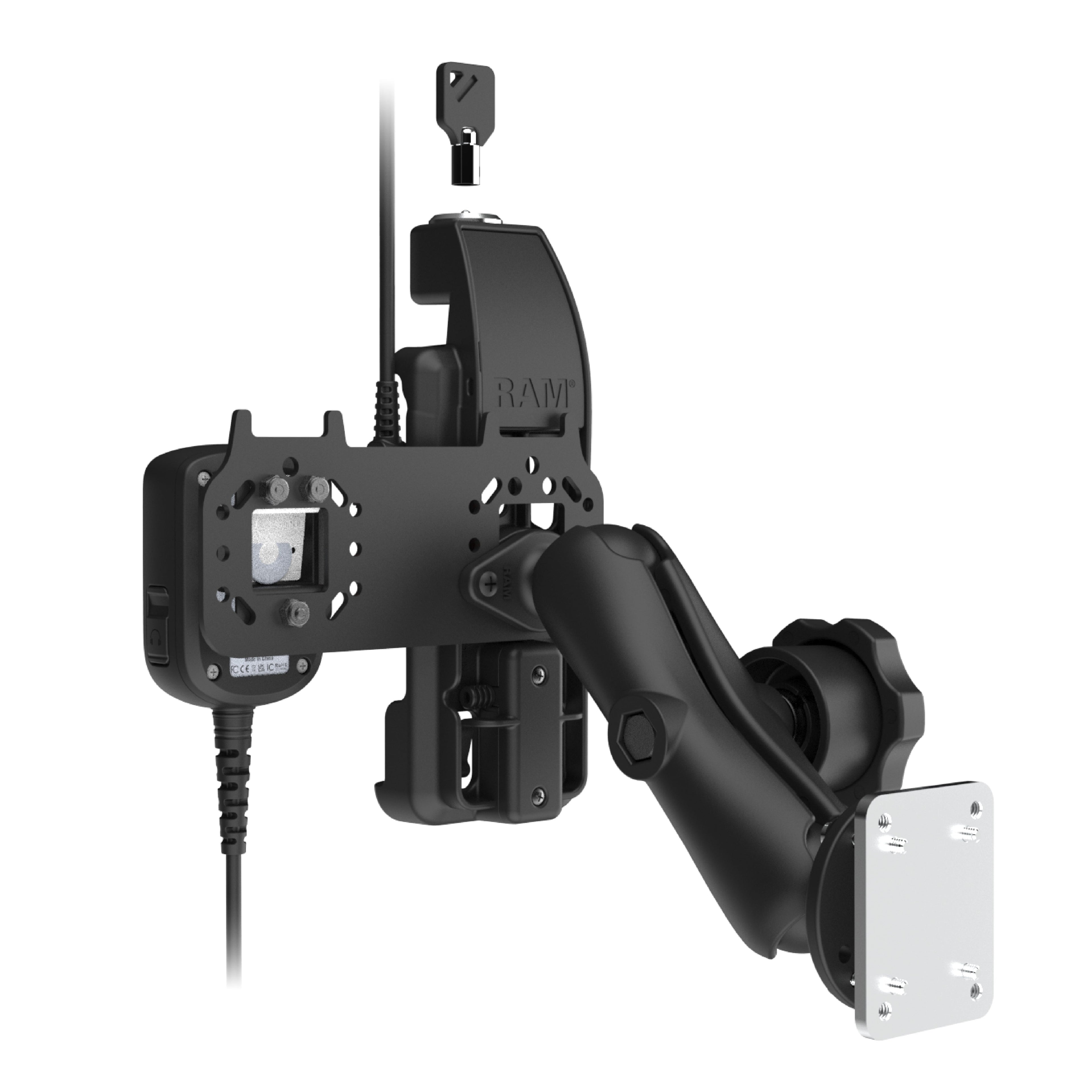 RAM-138-S-SNM3PL-V7B1-1U:RAM-138-S-SNM3PL-V7B1-1U_1:RAM® PTT Speaker & Hardwire Bundle for Sonim XP5plus