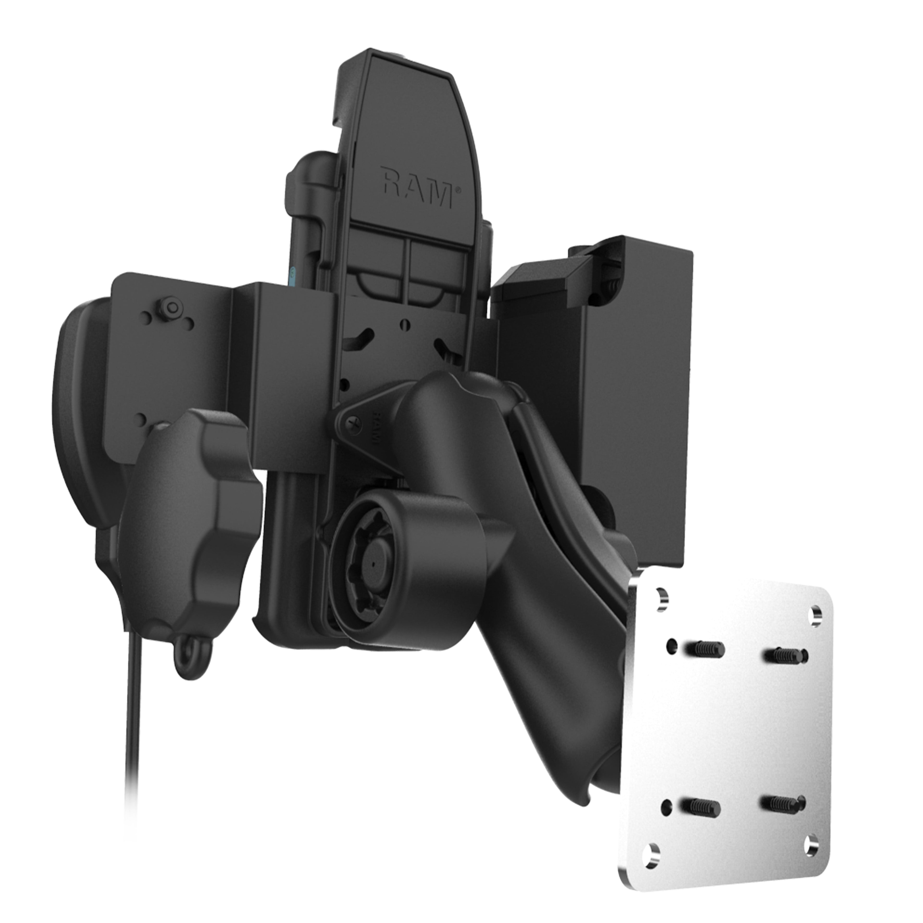 RAM-138-S-SNM5PL-V7B1U:RAM-138-S-SNM5PL-V7B1U_1:RAM® PTT Speaker & Hardwire Bundle for Sonim XP Pro, Pro Thermal & Pro E