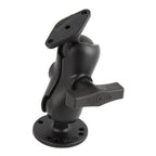 RAM-138U-B:RAM-138U-B_1:RAM® Double Ball Mount with Diamond Plate Adapter - Short