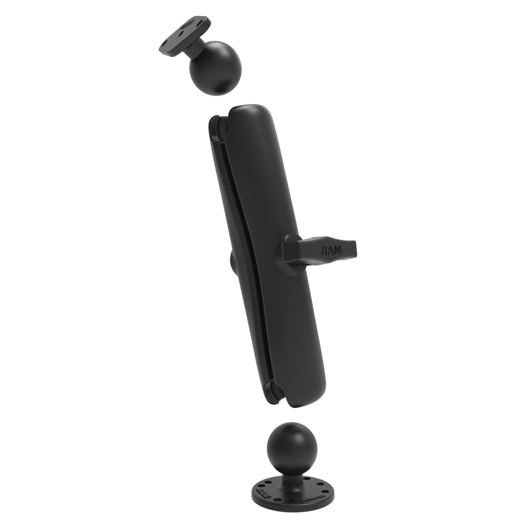 RAM-138U-D:RAM-138U-D_1:RAM® Double Ball Mount with Diamond Plate Adapter - Long