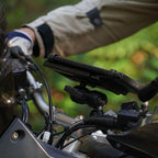 RAM-149Z-B-202U:RAM-149Z-B-202U_1:RAM® Handlebar U-Bolt Double Ball Mount with Round Plate - C Size Short