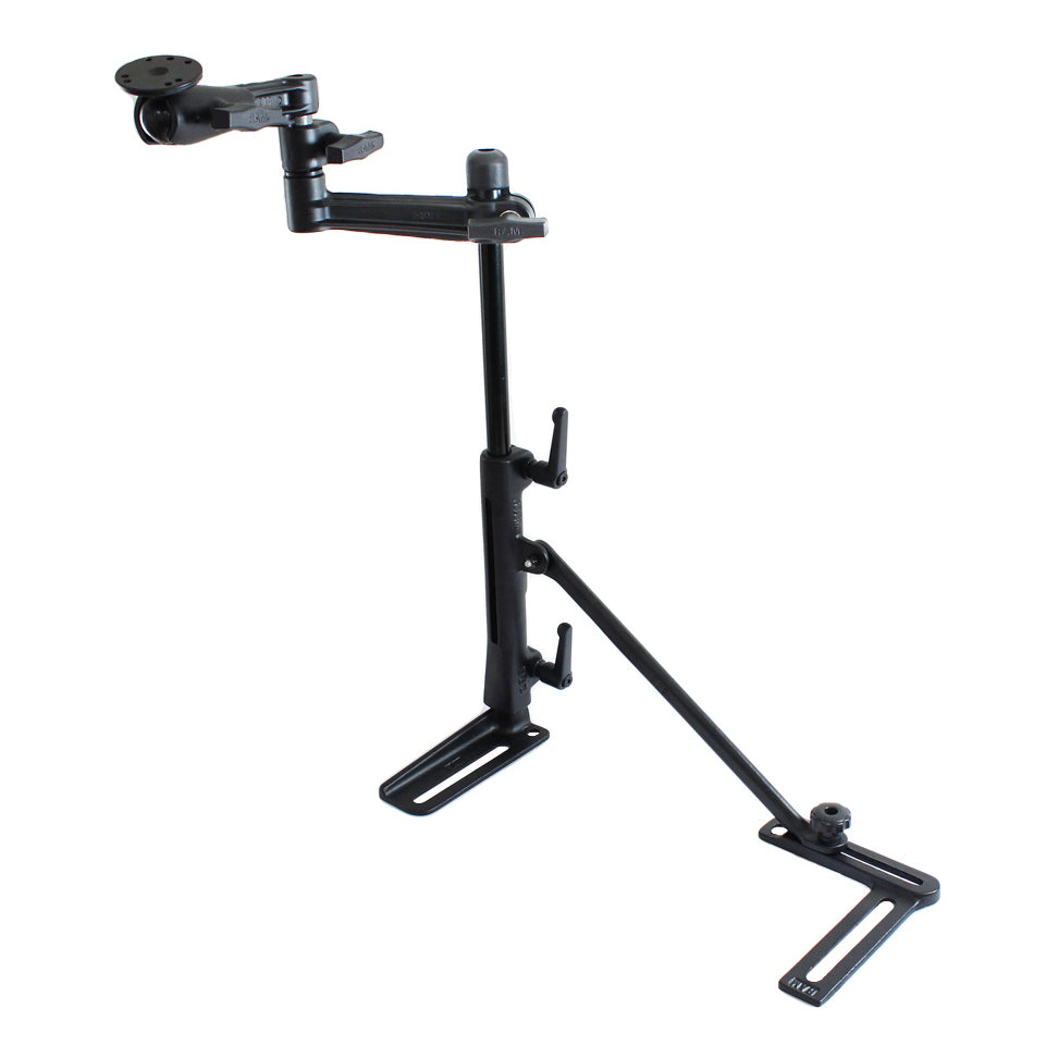 RAM-160-2U:RAM-160-2U_1:RAM® Seat Rail Mount with Double Swing Arm