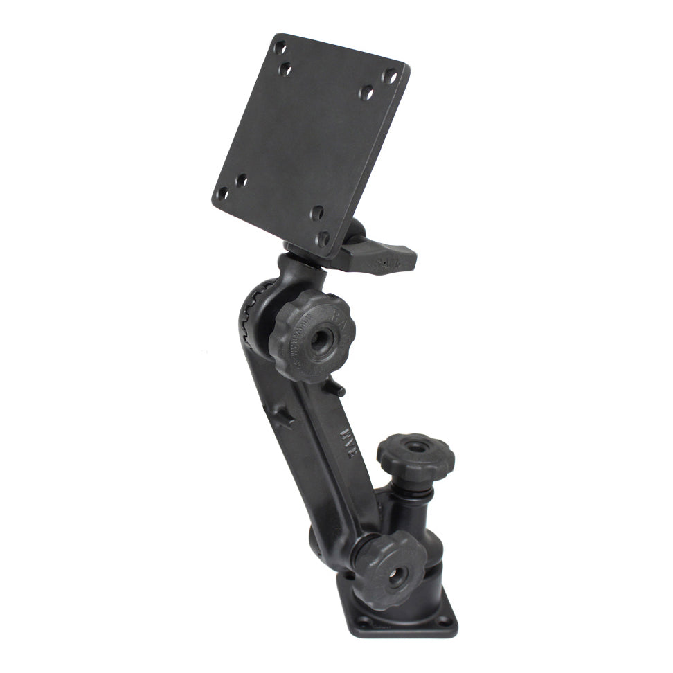 RAM-162H-GEN1:RAM-162H-GEN1_1:RAM® Horizontal Ratchet Mount with 100x100mm VESA Plate