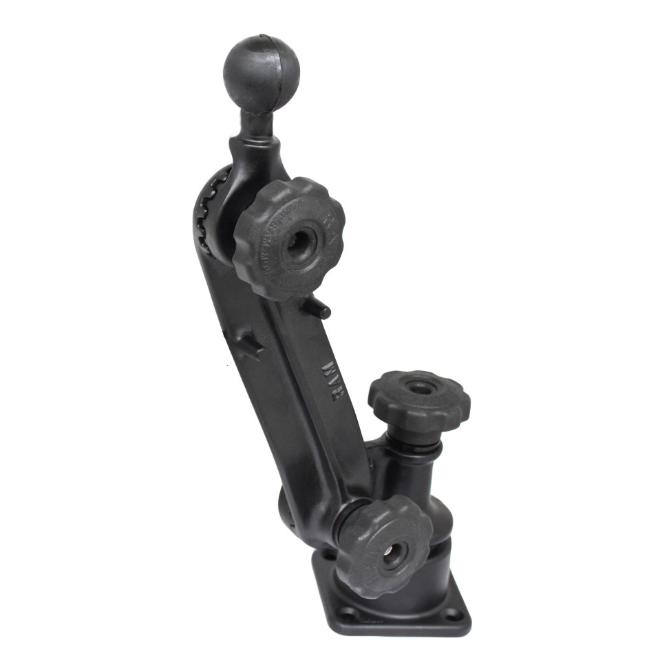 RAM-162H-MC4:RAM-162H-MC4_1:RAM® Ratchet Horizontal Base with Ball - C Size