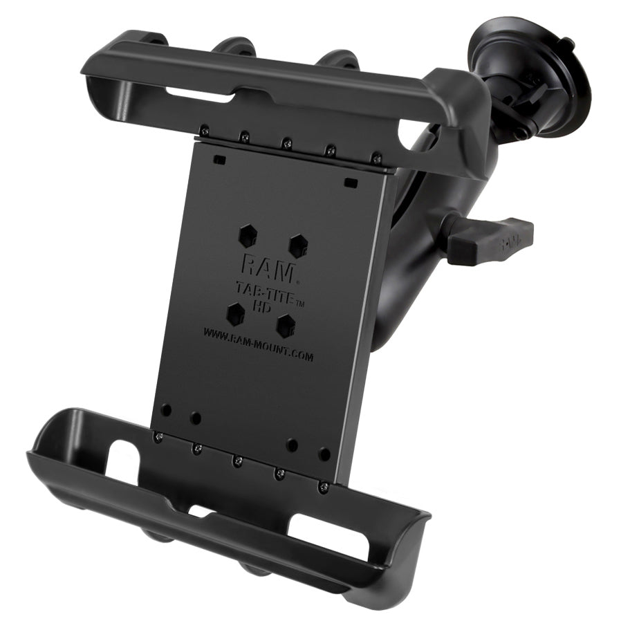 RAM-166-TAB17U:RAM-166-TAB17U_1:RAM® Tab-Tite™ Large Tablet Mount with RAM® Twist-Lock™ Suction Cup