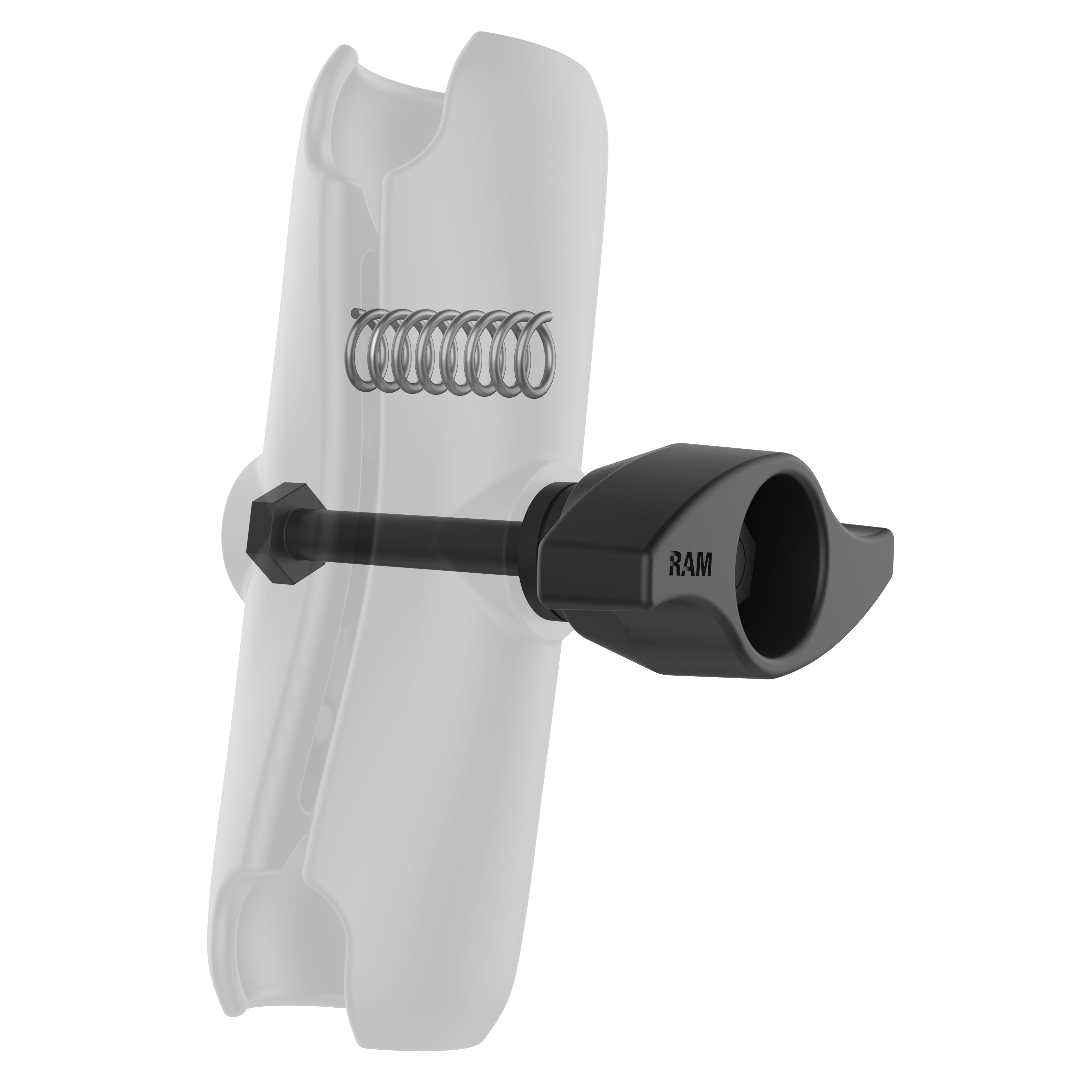 RAM-2-1M:RAM-2-1M_1:RAM® Metal Knob, Bolt & Spring Hardware for C Size Socket Arms