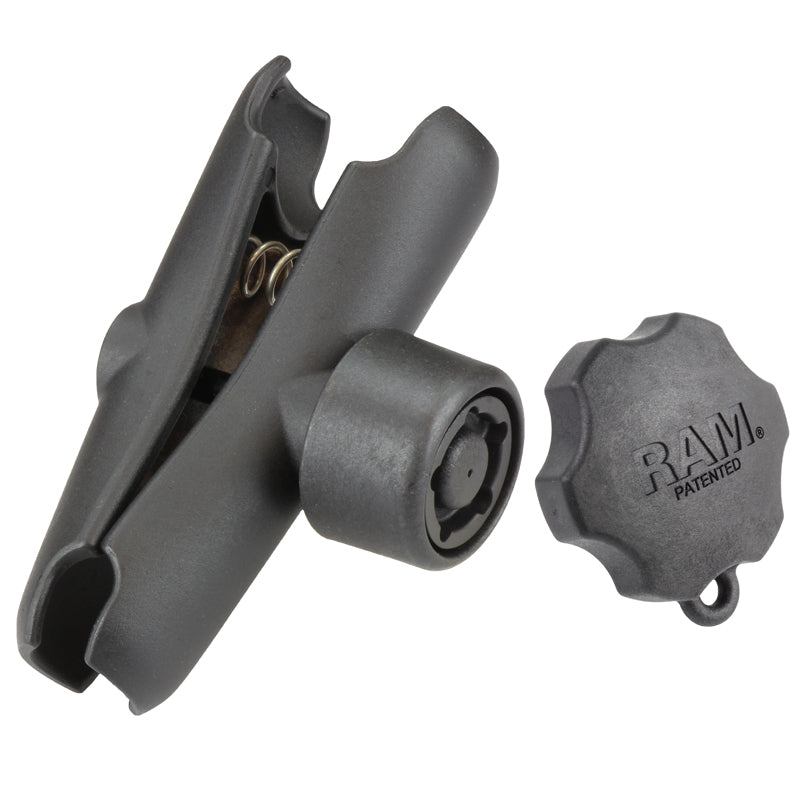 RAM-201-S-KEY5U:RAM-201-S-KEY5U_1:RAM® Double Socket Arm with RAM® Pin-Lock™ 5-Pin Security Knob