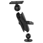 RAM-202-153-202U:RAM-202-153-202U_1:RAM® Drill-Down Double Ball Mount for Humminbird Helix 5 - Medium