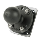 RAM-202-225-2U:RAM-202-225-2U_1:RAM® Drill-Down Dashboard Ball Base with Backing Plate - C Size