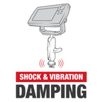 RAM-202-24-354-TRA1U:RAM-202-24-354-TRA1U_1:RAM® Track Ball™ Mount for Humminbird Helix 7