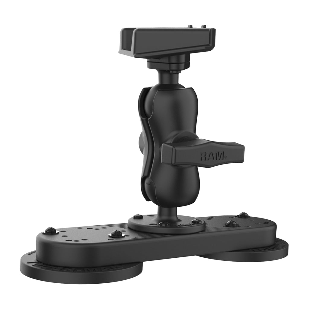 RAM-202-333-MAG88-B-STA1U:RAM-202-333-MAG88-B-STA1U_1:RAM® Tough-Mag™ Double Magnetic Heavy Duty Mount for Starlink Mini