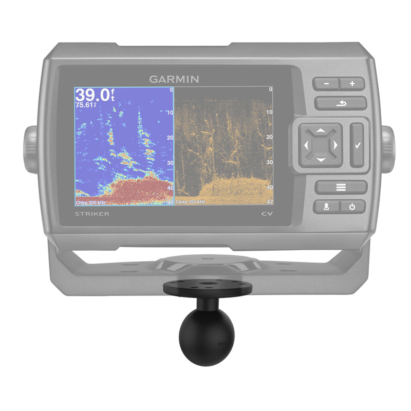 RAM-202-G4U:RAM-202-G4U_1:RAM® Ball Adapter with #8-32 Hardware for Garmin Fishfinders