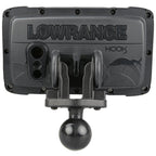 RAM-202-LO12:RAM-202-LO12_1:RAM® Ball Adapter for Lowrance Eagle 4 & 5, Hook² & Reveal - C Size