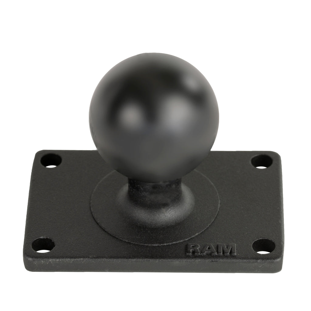 RAM-202U-23:RAM-202U-23_1:RAM® Ball Base with 1.5" x 2.5" 4-Hole Pattern - C Size