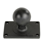 RAM-202U-23:RAM-202U-23_1:RAM® Ball Base with 1.5" x 2.5" 4-Hole Pattern - C Size