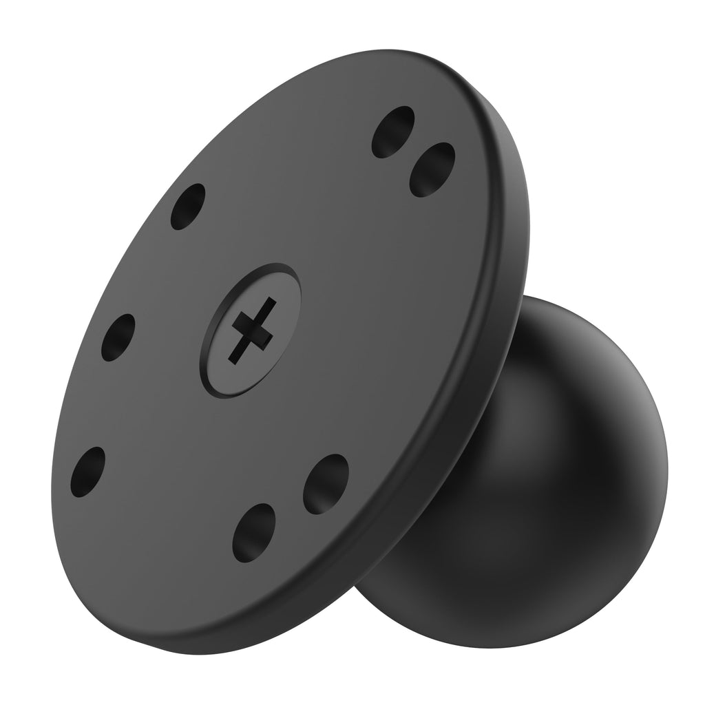 RAM-202U-IN1:RAM-202U-IN1_1:RAM® Round Plate with Ball & Steel Reinforced Bolt