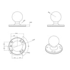 RAM-202U:RAM-202U_1:RAM® Round Plate with Ball - C Size