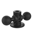 RAM-217-1U:RAM-217-1U_1:RAM® Double Ball Adapter with Round Base - C Size
