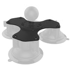 RAM-224-3BPU:RAM-224-3BPU_1:RAM® Triple Suction Cup Plate Adapter