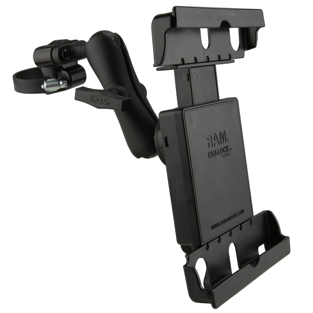 RAM-231Z-2-TABL20U:RAM-231Z-2-TABL20U_1:RAM® ATV/UTV Rail Mount for 9"-10.5" Tablets with Heavy Duty Cases