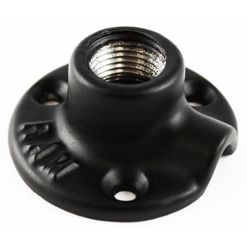 RAM-232-90U:RAM-232-90U_1:RAM® 90-Degree 1/2" NPT Threaded Hole with Round Base