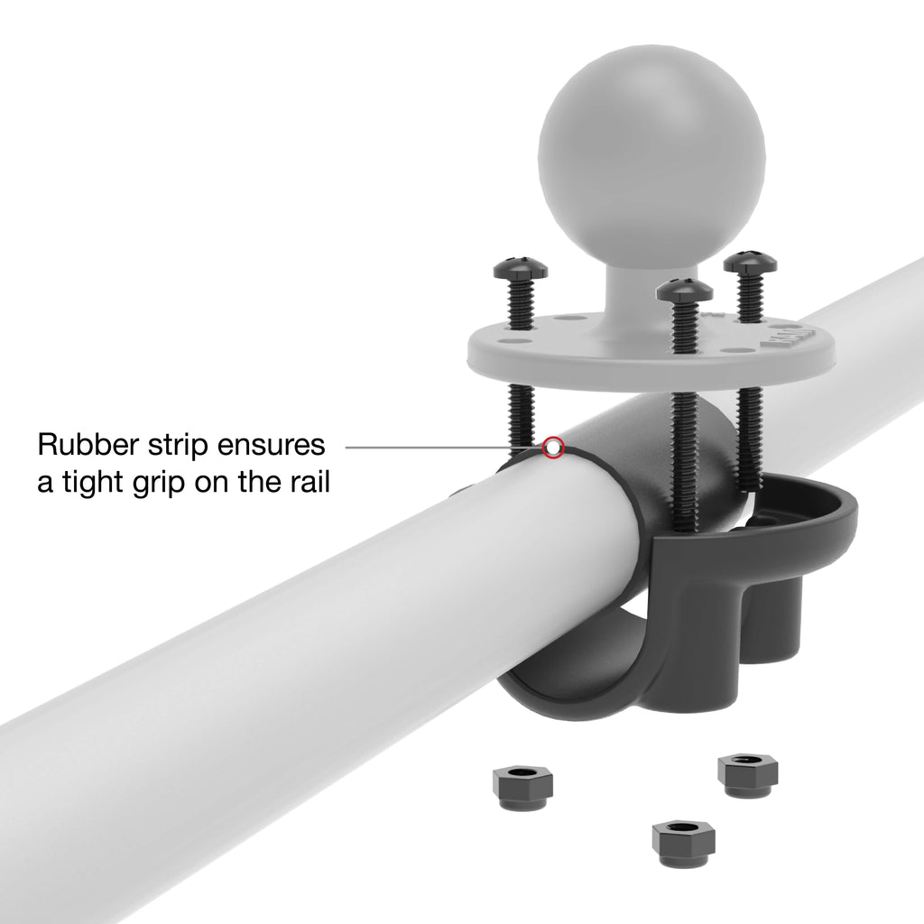 RAM-233U:RAM-233U_1:RAM® Rail Adapter Kit for Round Bases