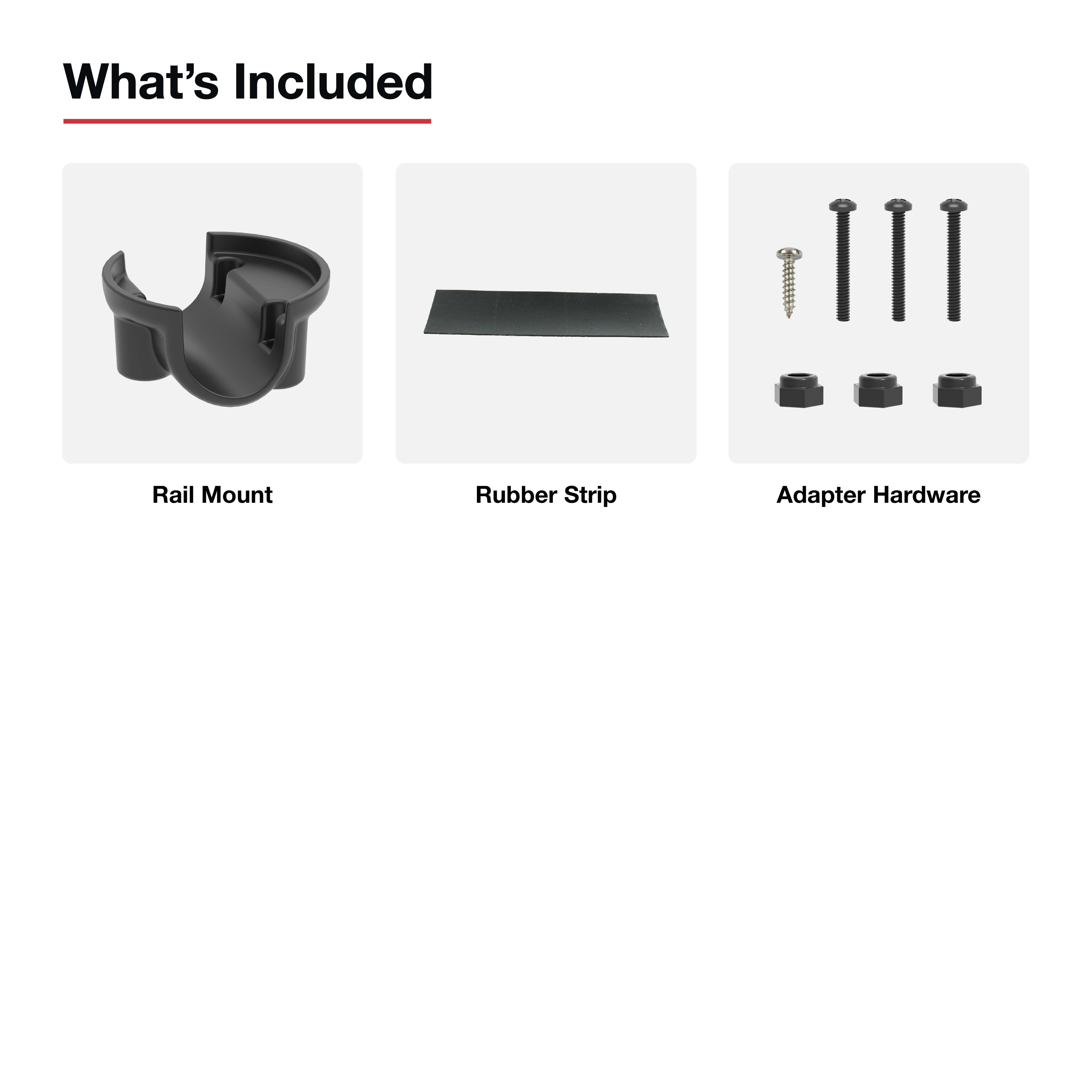 RAM-233U:RAM-233U_1:RAM® Rail Adapter Kit for Round Bases