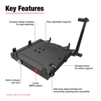 RAM-234-7:RAM-234-7_1:RAM® Tough-Tray™ III Spring Loaded Laptop Tray