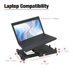 RAM-234-7:RAM-234-7_1:RAM® Tough-Tray™ III Spring Loaded Laptop Tray