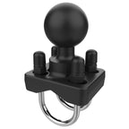 RAM-235U:RAM-235U_1:RAM® Double U-Bolt Ball Base for 1" - 1.25" Rails - C Size