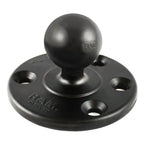 RAM-240U-IN1:RAM-240U-IN1_1:RAM® Large Round Plate with Ball and Steel Reinforced Bolt