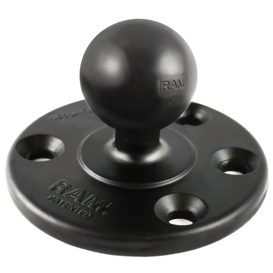 RAM-240U:RAM-240U_1:RAM® Large Round Plate with Ball - C Size