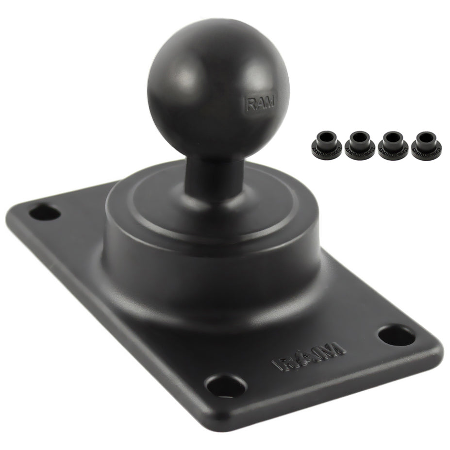 RAM-243U:RAM-243U_1:RAM® 50x100mm Half VESA Plate with Ball - C Size