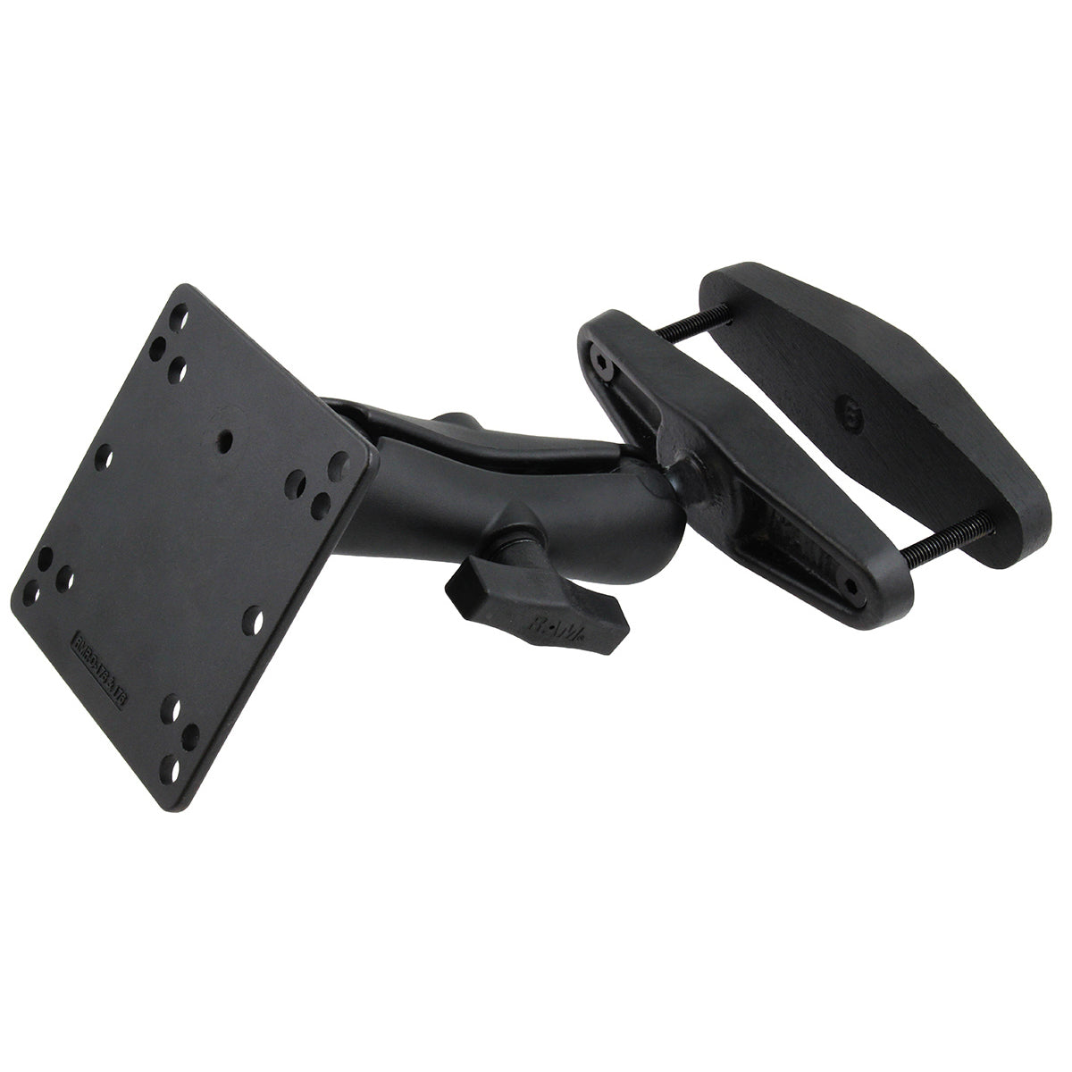 RAM-246-247U-5:RAM-246-247U-5_1:RAM® 5" Square Post Clamp Mount with 100x100mm VESA Plate