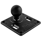 RAM-2461U-IN1:RAM-2461U-IN1_1:RAM® 75x75mm VESA Plate with Ball and Steel Reinforced Post