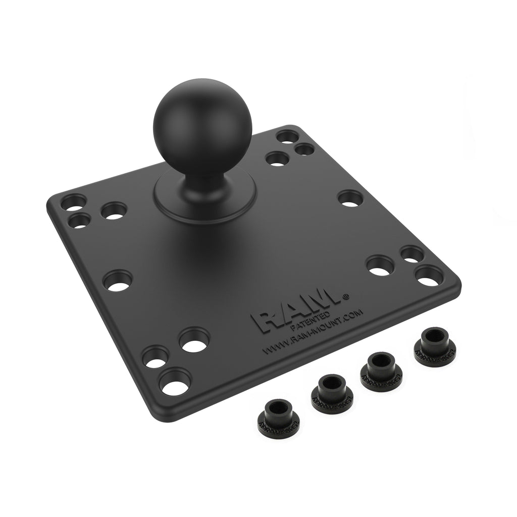 RAM-246U:RAM-246U_1:RAM® 100x100mm VESA Plate with Ball - C Size