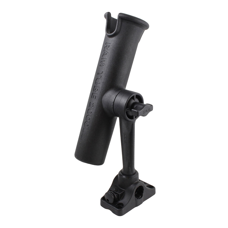 RAM-301-BMP:RAM-301-BMP_1:RAM® Tube™ Fishing Rod Holder with Bulkhead/Flat Base