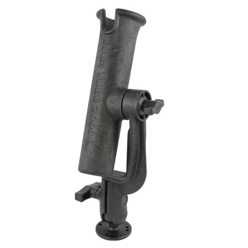 RAM-301-RBSWU:RAM-301-RBSWU_1:RAM® Tube™ Fishing Rod Holder with Revolution Ratchet & Salt Water Base