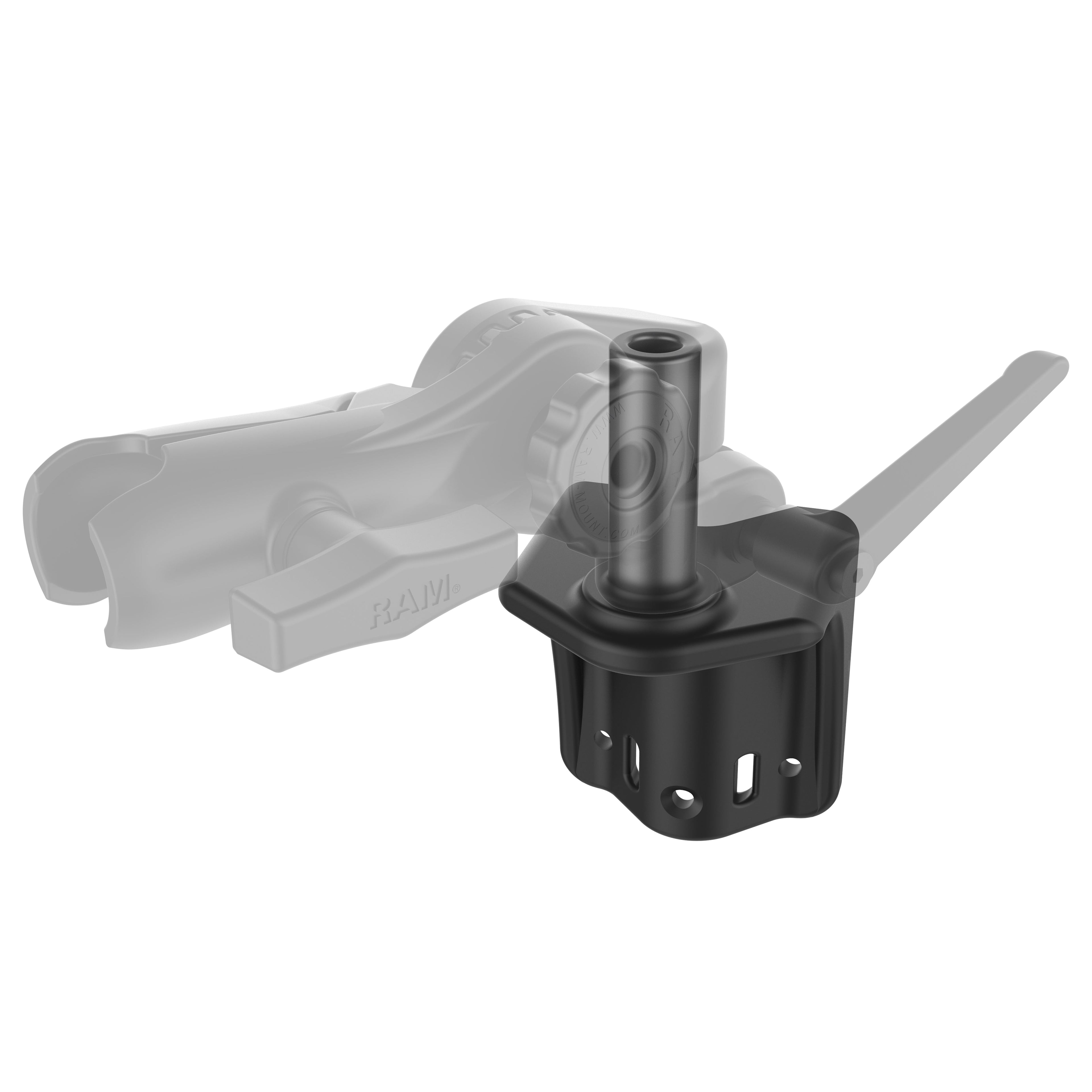 RAM-304B-VP:RAM-304B-VP_1:RAM® Vertical Mounting Base with 1/2" NPT Post