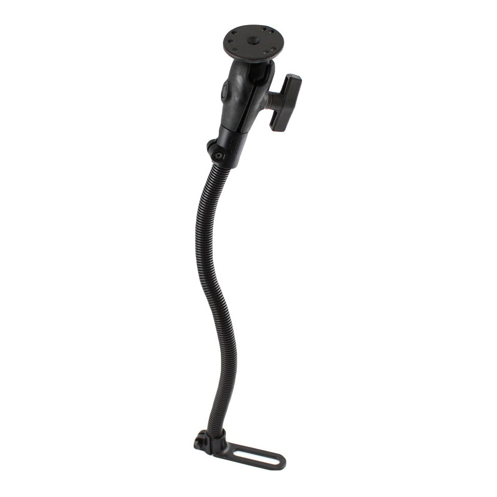 RAM-316-1-202U:RAM-316-1-202U_1:RAM® Pod™ I Vehicle Mount with 18" Aluminum Rod and Round Plate - C Size