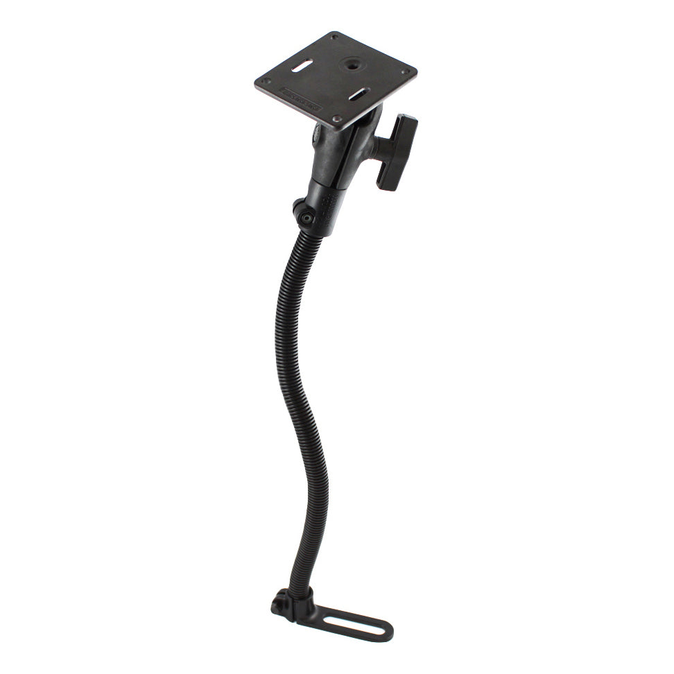 RAM-316-1-2461U:RAM-316-1-2461U_1:RAM® Pod™ I Vehicle Mount with 18" Aluminum Rod and 75x75mm VESA Plate