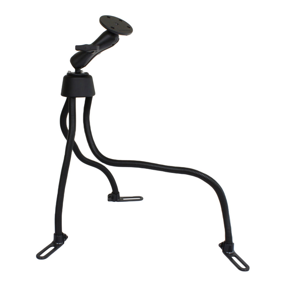 RAM-316-3-240U:RAM-316-3-240U_1:RAM® Pod™ III Double Ball Vehicle Mount with Large Round Plate