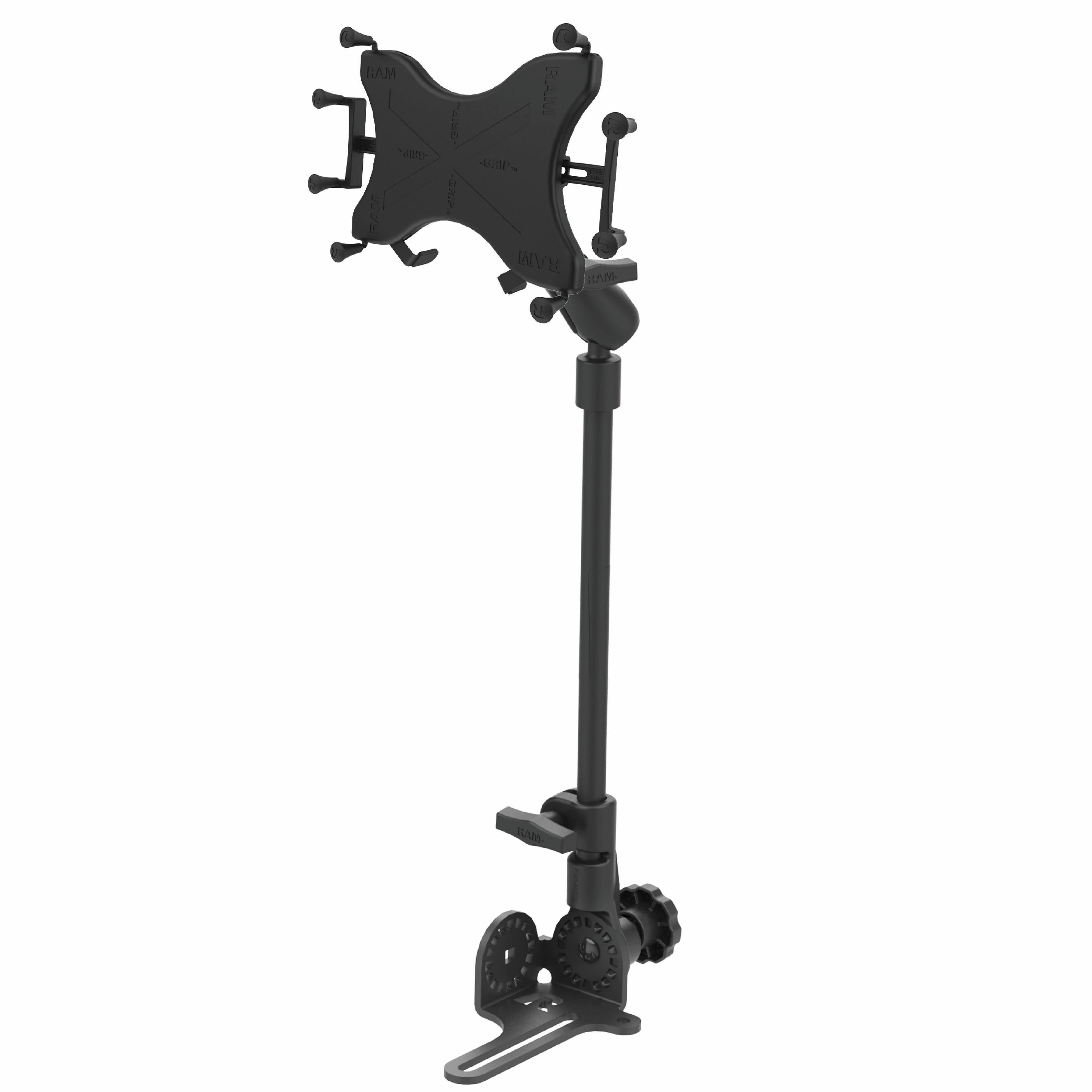 RAM-316-HD-18-UN9U:RAM-316-HD-18-UN9U_1:RAM® Pod HD™ 30" Vehicle Mount with RAM® X-Grip® for 9-11" Tablets