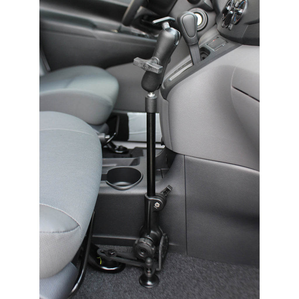 RAM-316-HD-238U:RAM-316-HD-238U_1:RAM® Pod HD™ 24" Vehicle Mount with Diamond Plate